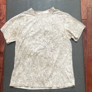 lululemon athletica Cream Short Sleeve Tee